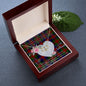 Gift To My Beautiful Girlfriend Valentine Necklace For Soulmate Anniversary Clan Tennant Tartan Everlasting Love Necklace,valentine necklace, necklace girlfriend, necklace for wife, cute necklaces for girlfriend, jewelry for girlfriend, to my soulmate necklace, to my future wife necklace,