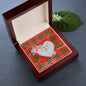 Gift To My Beautiful Girlfriend Valentine Necklace For Soulmate Anniversary Clan Cameron Modern Tartan Everlasting Love Necklace,valentine necklace, necklace girlfriend, necklace for wife, cute necklaces for girlfriend, jewelry for girlfriend, to my soulmate necklace, to my future wife necklace,