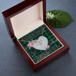 Gift To My Beautiful Girlfriend Valentine Necklace For Soulmate Anniversary Clan Ross Hunting Modern Tartan Everlasting Love Necklace,valentine necklace, necklace girlfriend, necklace for wife, cute necklaces for girlfriend, jewelry for girlfriend, to my soulmate necklace, to my future wife necklace,