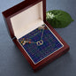 To My Beautiful Soulmate Necklace In Your Eyes I Have Found My Home Clan Navy US Edzell Tartan Everlasting Love Necklace
