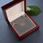 To My Beautiful Soulmate Necklace In Your Eyes I Have Found My Home Clan MacIntyre Ancient Tartan Forever Love Necklace Tartan Gift for Girlfriend Everlasting Love Necklace
