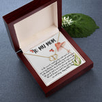 Mom Necklace, Gift Necklace For Mom Always Love You, Mother Necklace, Mother's Day Everlasting Love Necklace