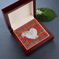 Gift To My Beautiful Girlfriend Valentine Necklace For Soulmate Anniversary Clan Monypenny Tartan Everlasting Love Necklace,valentine necklace, necklace girlfriend, necklace for wife, cute necklaces for girlfriend, jewelry for girlfriend, to my soulmate necklace, to my future wife necklace,