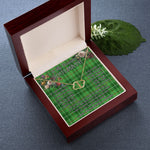 To My Beautiful Soulmate Necklace In Your Eyes I Have Found My Home Clan Galloway District Tartan Forever Love Necklace Tartan Gift for Girlfriend Everlasting Love Necklace