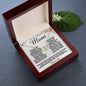 To my Amazing Mom Gift From Son Mother's Day Necklace, Mother's Day Everlasting Love Necklace