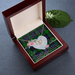 Gift To My Beautiful Girlfriend Valentine Necklace For Soulmate Anniversary Clan Stewart Modern Tartan Everlasting Love Necklace,valentine necklace, necklace girlfriend, necklace for wife, cute necklaces for girlfriend, jewelry for girlfriend, to my soulmate necklace, to my future wife necklace,