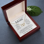 To My Loving Mom Necklace You're The World Necklace Gift For Mom From Son Mother's Day Everlasting Love Necklace