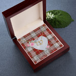 Gift To My Beautiful Girlfriend Valentine Necklace For Soulmate Anniversary Clan MacFie Tartan Everlasting Love Necklace,valentine necklace, necklace girlfriend, necklace for wife, cute necklaces for girlfriend, jewelry for girlfriend, to my soulmate necklace, to my future wife necklace,