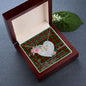 Scotstee Shop - To My Beautiful Girlfriend Valentine Necklace Clan Kerr Modern Tartan Gift for Girlfriend Everlasting Love Necklace