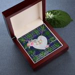 Gift To My Beautiful Girlfriend Valentine Necklace For Soulmate Anniversary Clan Campbell Tartan Everlasting Love Necklace,valentine necklace, necklace girlfriend, necklace for wife, cute necklaces for girlfriend, jewelry for girlfriend, to my soulmate necklace, to my future wife necklace,