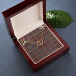 To My Beautiful Soulmate Necklace In Your Eyes I Have Found My Home Clan Ainslie Tartan Everlasting Love Necklace