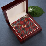 To My Beautiful Soulmate Necklace In Your Eyes I Have Found My Home Clan MacIver Tartan Forever Love Necklace Tartan Gift for Girlfriend Everlasting Love Necklace