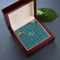 To My Beautiful Soulmate Necklace In Your Eyes I Have Found My Home Clan Flower Of Scotland Tartan Everlasting Love Necklace