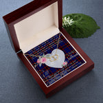 Gift To My Beautiful Girlfriend Valentine Necklace For Soulmate Anniversary Clan Home Modern Tartan Everlasting Love Necklace,valentine necklace, necklace girlfriend, necklace for wife, cute necklaces for girlfriend, jewelry for girlfriend, to my soulmate necklace, to my future wife necklace,