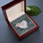 Gift To My Beautiful Girlfriend Valentine Necklace For Soulmate Anniversary Clan Cameron of Erracht Ancient Tartan Everlasting Love Necklace,valentine necklace, necklace girlfriend, necklace for wife, cute necklaces for girlfriend, jewelry for girlfriend, to my soulmate necklace, to my future wife necklace,
