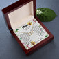To My Mom Neckalce - Thank You For Sacrifices You Make Every Day Mother's Day Gift, Mother's Day Everlasting Love Necklace