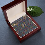 To My Beautiful Soulmate Necklace In Your Eyes I Have Found My Home Clan Fletcher of Dunans Tartan Everlasting Love Necklace