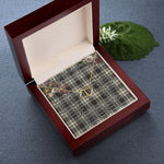 To My Beautiful Soulmate Necklace In Your Eyes I Have Found My Home Clan Menzies Ancient Tartan Forever Love Necklace Tartan Gift for Girlfriend Everlasting Love Necklace