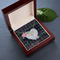 Gift To My Beautiful Girlfriend Valentine Necklace For Soulmate Anniversary Clan Rose Hunting Modern Tartan Everlasting Love Necklace,valentine necklace, necklace girlfriend, necklace for wife, cute necklaces for girlfriend, jewelry for girlfriend, to my soulmate necklace, to my future wife necklace,