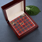 To My Beautiful Soulmate Necklace In Your Eyes I Have Found My Home Clan Tweedie Red Tartan Everlasting Love Necklace