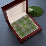 To My Beautiful Soulmate Necklace In Your Eyes I Have Found My Home Clan Cunningham Dress Green Tartan Everlasting Love Necklace