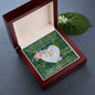 Gift To My Beautiful Girlfriend Valentine Necklace For Soulmate Anniversary Clan Cranstoun Hunting Tartan Everlasting Love Necklace,valentine necklace, necklace girlfriend, necklace for wife, cute necklaces for girlfriend, jewelry for girlfriend, to my soulmate necklace, to my future wife necklace,