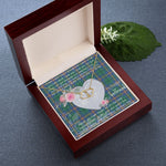 Gift To My Beautiful Girlfriend Valentine Necklace For Soulmate Anniversary Clan Carmichael Ancient Tartan Everlasting Love Necklace,valentine necklace, necklace girlfriend, necklace for wife, cute necklaces for girlfriend, jewelry for girlfriend, to my soulmate necklace, to my future wife necklace,