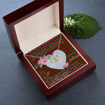 Gift To My Beautiful Girlfriend Valentine Necklace For Soulmate Anniversary Clan Skene Tartan Everlasting Love Necklace,valentine necklace, necklace girlfriend, necklace for wife, cute necklaces for girlfriend, jewelry for girlfriend, to my soulmate necklace, to my future wife necklace,