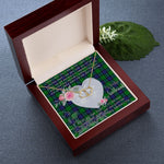 Scotstee Shop - To My Beautiful Girlfriend Valentine Necklace Clan Graham Of Menteith Tartan Gift for Girlfriend Everlasting Love Necklace