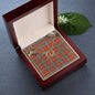 To My Beautiful Soulmate Necklace In Your Eyes I Have Found My Home Clan Morrison Red Ancient Tartan Forever Love Necklace Tartan Gift for Girlfriend Everlasting Love Necklace