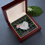Gift To My Beautiful Girlfriend Valentine Necklace For Soulmate Anniversary Clan Watson Modern Tartan Everlasting Love Necklace,valentine necklace, necklace girlfriend, necklace for wife, cute necklaces for girlfriend, jewelry for girlfriend, to my soulmate necklace, to my future wife necklace,