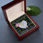 Gift To My Beautiful Girlfriend Valentine Necklace For Soulmate Anniversary Clan Watson Modern Tartan Everlasting Love Necklace,valentine necklace, necklace girlfriend, necklace for wife, cute necklaces for girlfriend, jewelry for girlfriend, to my soulmate necklace, to my future wife necklace,