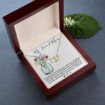 Mom Necklace, Bonus Mom Necklace Gift For Stepmom Necklace, Mother's Day Everlasting Love Necklace