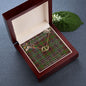 To My Beautiful Soulmate Necklace In Your Eyes I Have Found My Home Clan Buchan Modern Tartan Everlasting Love Necklace