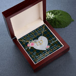 Scotstee Shop - To My Beautiful Girlfriend Valentine Necklace Clan Aiton Tartan Gift for Girlfriend Everlasting Love Necklace
