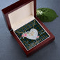 Scotstee Shop - To My Beautiful Girlfriend Valentine Necklace Clan Aiton Tartan Gift for Girlfriend Everlasting Love Necklace