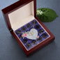 Scotstee Shop - To My Beautiful Girlfriend Valentine Necklace Clan Dunlop Modern Tartan Gift for Girlfriend Everlasting Love Necklace