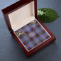To My Beautiful Soulmate Necklace In Your Eyes I Have Found My Home Clan Rutherford Tartan Forever Love Necklace Tartan Gift for Girlfriend Everlasting Love Necklace