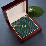 To My Beautiful Soulmate Necklace In Your Eyes I Have Found My Home Clan MacKay Tartan Forever Love Necklace Tartan Gift for Girlfriend Everlasting Love Necklace