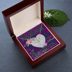Gift To My Beautiful Girlfriend Valentine Necklace For Soulmate Anniversary Clan Wardlaw Tartan Everlasting Love Necklace,valentine necklace, necklace girlfriend, necklace for wife, cute necklaces for girlfriend, jewelry for girlfriend, to my soulmate necklace, to my future wife necklace,