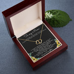 To My Mom Necklace You Are The World Mother Gift Necklace Mother's Day Everlasting Love Necklace