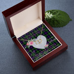 Gift To My Beautiful Girlfriend Valentine Necklace For Soulmate Anniversary Clan Malcolm Tartan Everlasting Love Necklace,valentine necklace, necklace girlfriend, necklace for wife, cute necklaces for girlfriend, jewelry for girlfriend, to my soulmate necklace, to my future wife necklace,
