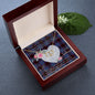 Gift To My Beautiful Girlfriend Valentine Necklace For Soulmate Anniversary Clan Rutherford Hunting Tartan Everlasting Love Necklace,valentine necklace, necklace girlfriend, necklace for wife, cute necklaces for girlfriend, jewelry for girlfriend, to my soulmate necklace, to my future wife necklace,