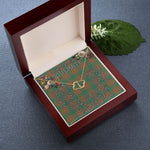 To My Beautiful Soulmate Necklace In Your Eyes I Have Found My Home Clan Menzies Green Ancient Tartan Forever Love Necklace Tartan Gift for Girlfriend Everlasting Love Necklace