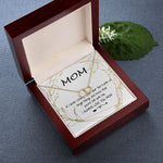 Mom Necklace - Love You Always And Forever Mother's Day Gift, Mother's Day Everlasting Love Necklace