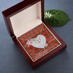 Gift To My Beautiful Girlfriend Valentine Necklace For Soulmate Anniversary Clan Cairns Tartan Everlasting Love Necklace,valentine necklace, necklace girlfriend, necklace for wife, cute necklaces for girlfriend, jewelry for girlfriend, to my soulmate necklace, to my future wife necklace,
