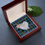 Scotstee Shop - To My Beautiful Girlfriend Valentine Necklace Clan Guthrie Ancient Tartan Gift for Girlfriend Everlasting Love Necklace