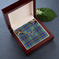 To My Beautiful Soulmate Necklace In Your Eyes I Have Found My Home Clan US Marine Tartan Everlasting Love Necklace