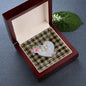Scotstee Shop - To My Beautiful Girlfriend Valentine Necklace Clan Dunlop Hunting Tartan Gift for Girlfriend Everlasting Love Necklace