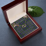 To My Beautiful Soulmate Necklace In Your Eyes I Have Found My Home Clan Mowat Tartan Forever Love Necklace Tartan Gift for Girlfriend Everlasting Love Necklace